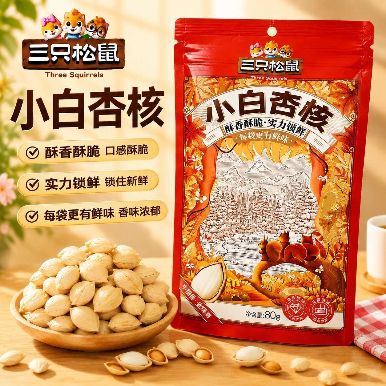 这杏仁一咬就停不下来！